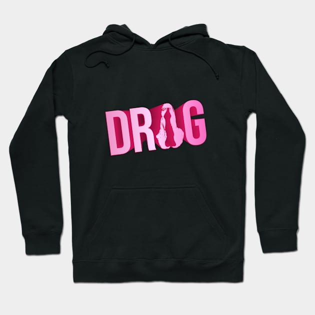 Drag (diagonal wig) Hoodie by NickiPostsStuff